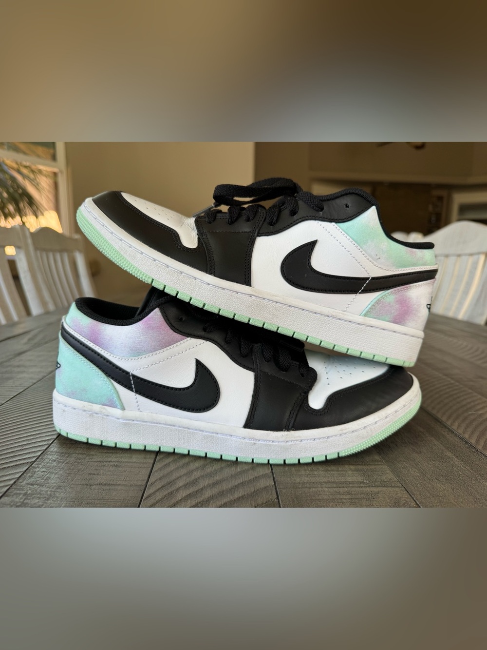 Air Jordan 1 Low SE 'Tie Dye' Sneakers Men’s Size 10.5